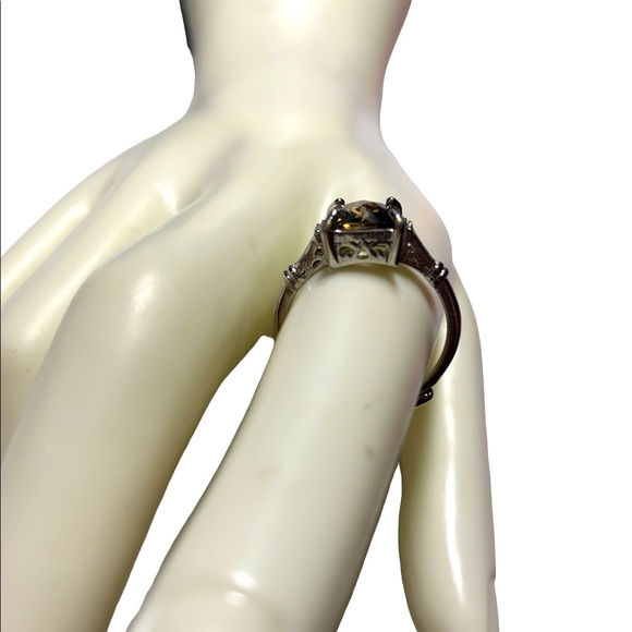 ✨💫Beautiful Smokey Quartz Adjustable Ring✨ - Picture 2 of 5